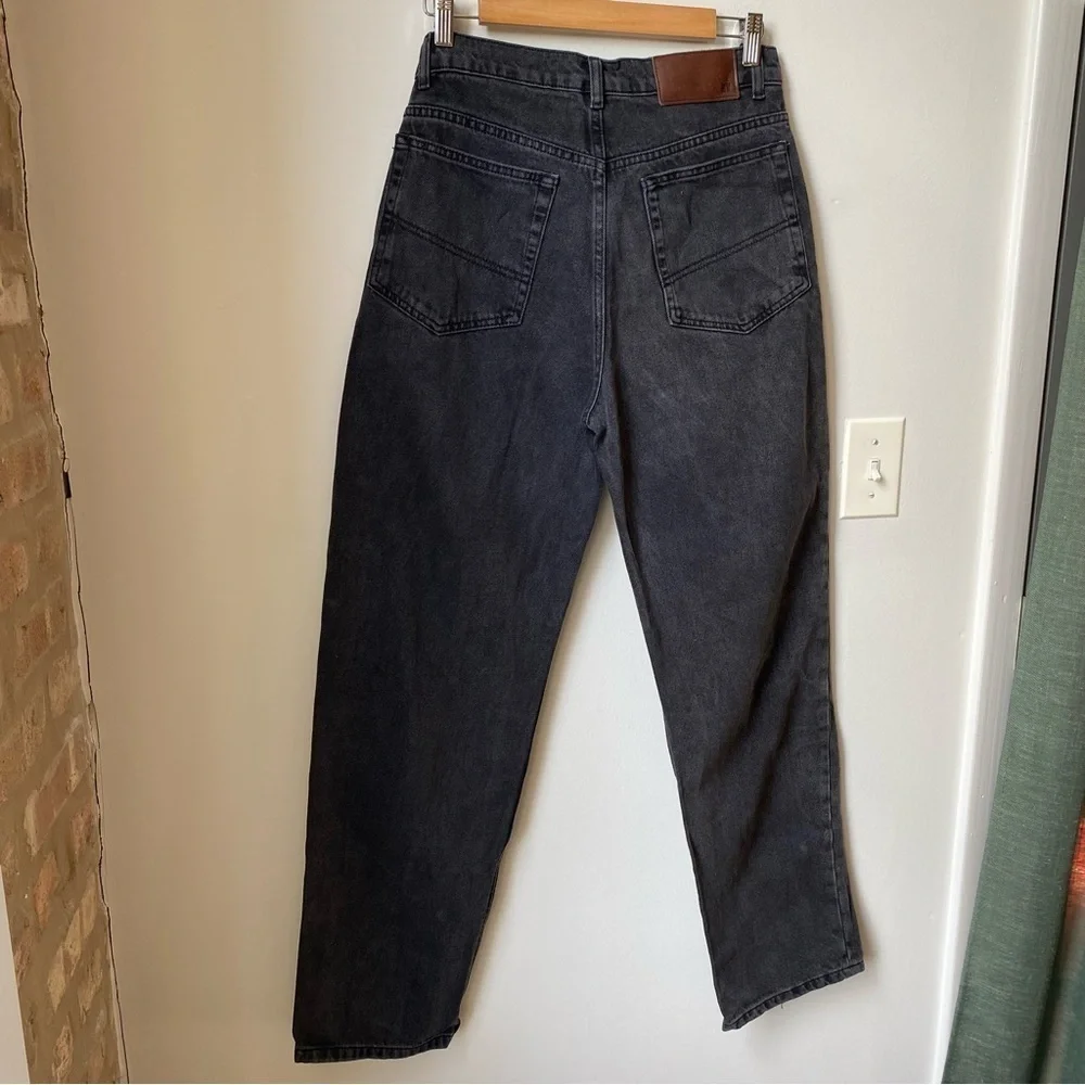 RV Reclaimed vintage high rise straight leg Women's Black Jeans 28 - Picture 11 of 11